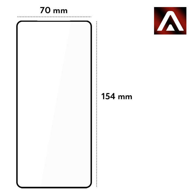 Alogy Szkło na ekran Full Glue case friendly do Xiaomi Redmi Note 11 / 11s/ Poco M4 Pro 4G Czarne