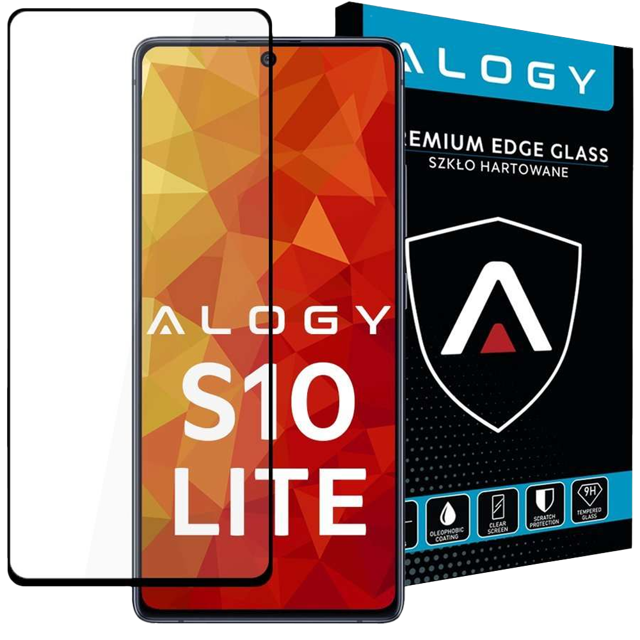 Alogy Szkło na telefon CF Full Glue do Samsung Galaxy S10 Lite czarne