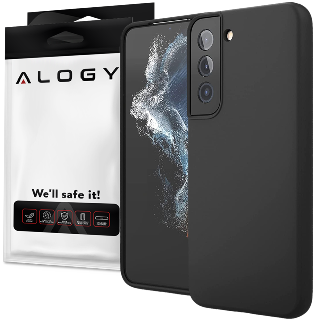 Alogy Thin Soft Case Etui ochronne do telefonu do Samsung Galaxy S22 Plus Czarne