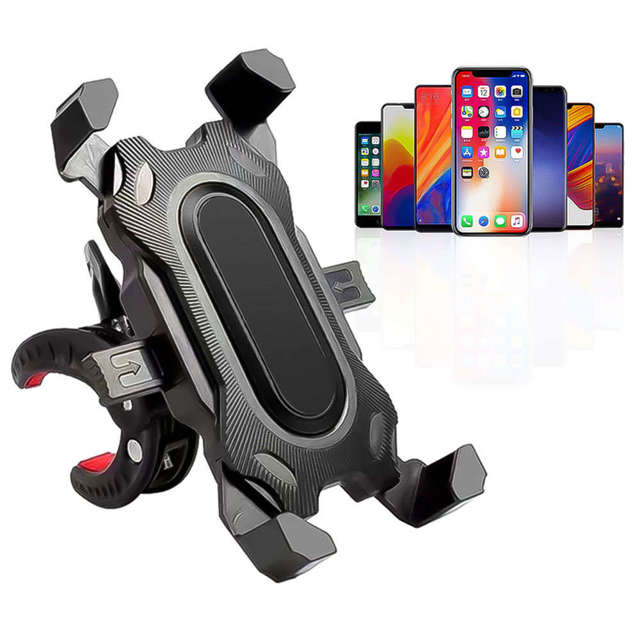 Alogy Uchwyt rowerowy na rower One Touch Bike Holder do telefonu na kierownicę