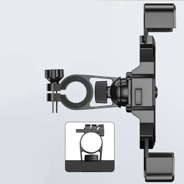 Alogy Uchwyt rowerowy na rower One Touch Bike Holder do telefonu na kierownicę Czarny