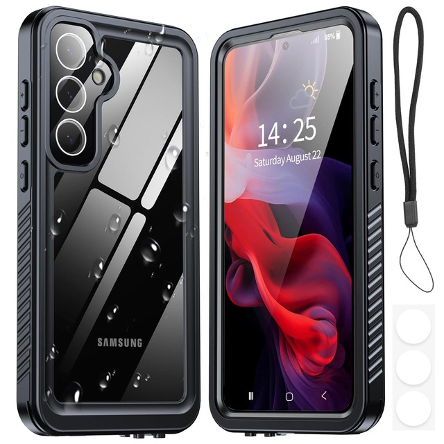 Alogy Waterproof Case Etui do Samsung Galaxy S24+ Plus Pancerne wodoodporne IP68 360 Armor czarne