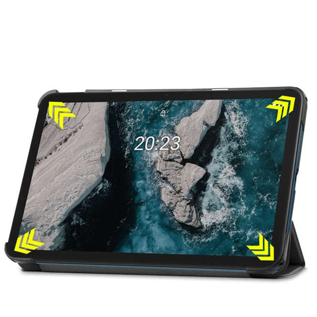 Alogy Zamykane etui na tablet z klapką Book Cover Case do Nokia T20 Szare