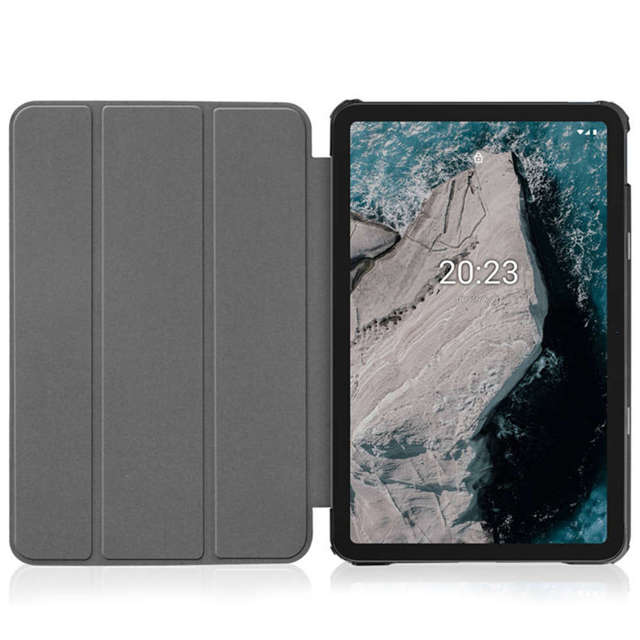 Alogy Zamykane etui na tablet z klapką Book Cover Case do Nokia T20 Szare