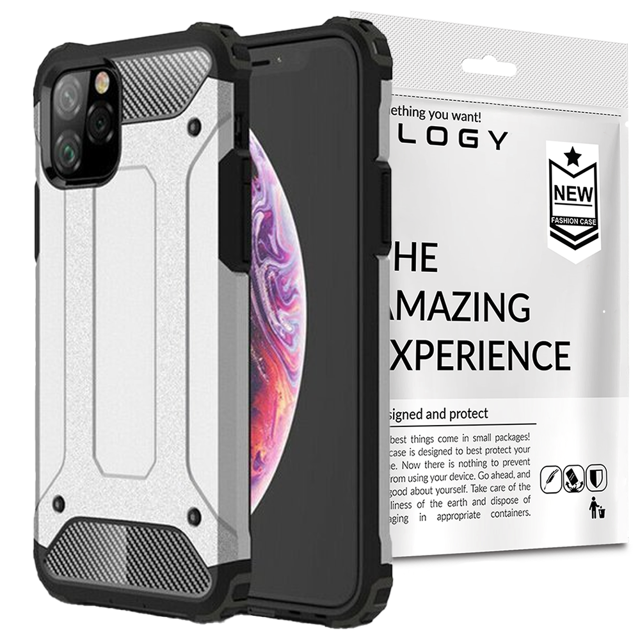 Etui Alogy Hard Armor do Apple iPhone 11 Pro srebrne