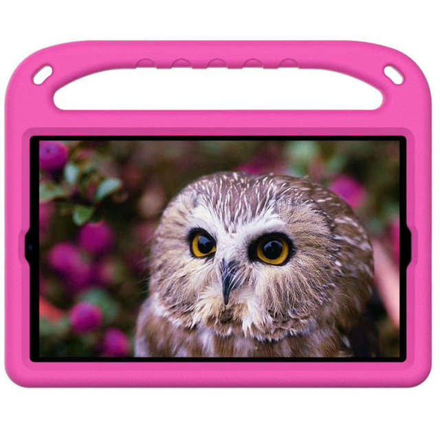 Etui Alogy Kids Armor Stand Case dla dzieci do Lenovo Tab M10 FHD Plus 2ND GEN / Samsung Galaxy Tab A 10.1 2019 Różowe