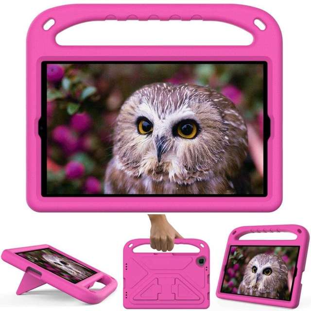 Etui Alogy Kids Armor Stand Case dla dzieci do Lenovo Tab M10 FHD Plus 2ND GEN / Samsung Galaxy Tab A 10.1 2019 Różowe