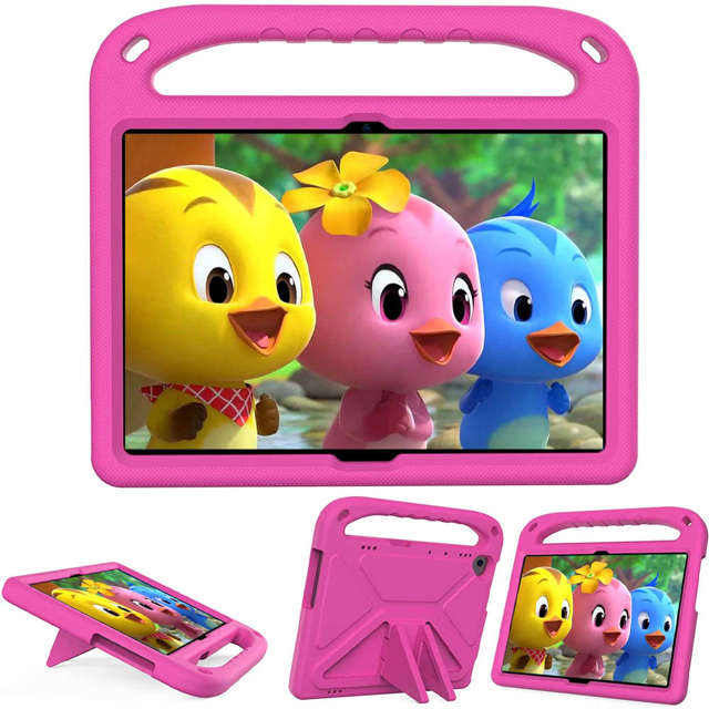 Etui Alogy Kids Color Armor Stand Case dla dzieci do Lenovo Tab M10 10.1 TB-X505/X605 F/L Pink