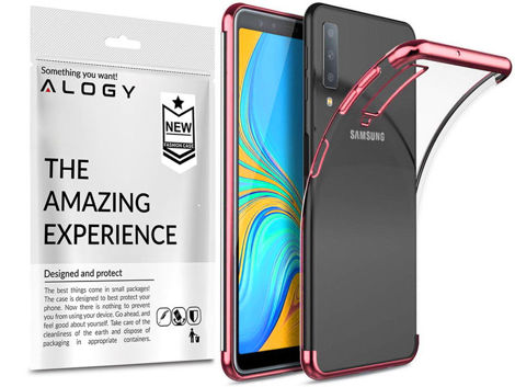 Etui Alogy Liquid Armor Samsung Galaxy A7 2018 Różowe