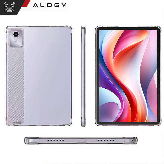 Etui Alogy Shockproof do Lenovo Tab K11E / M11 10.95" TB330FU / TB330XU / TB331FC obudowa pokrowiec Przezroczysty