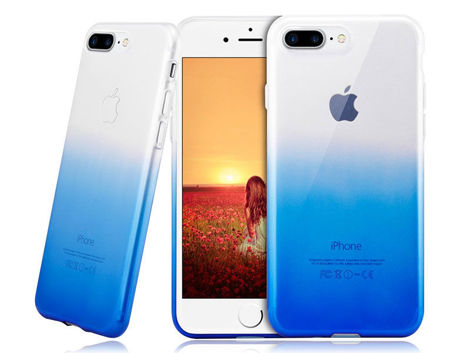Etui Alogy Slim Ombre Apple iPhone 7/8 Plus Niebieskie