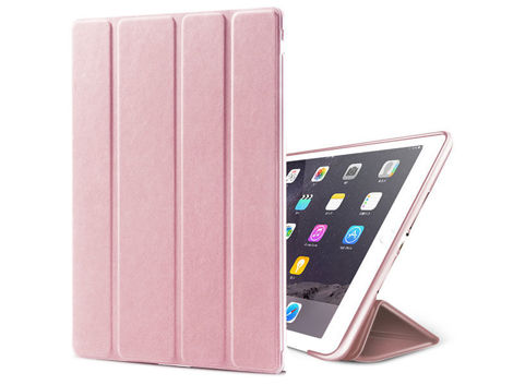 Etui Alogy Smart Case Apple iPad 2 3 4 silikon Różowe + Szkło