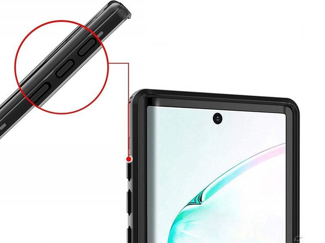 Etui Alogy do telefonu Samsung Galaxy Note 10 Waterproof IP68 czarno-szare