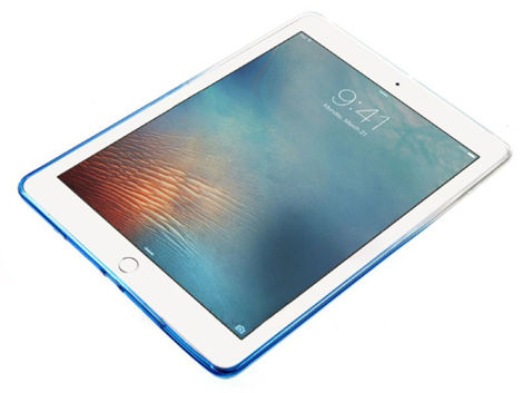 Etui Alogy ombre case Apple iPad 9.7 2017 / 2018 niebieskie + Szkło