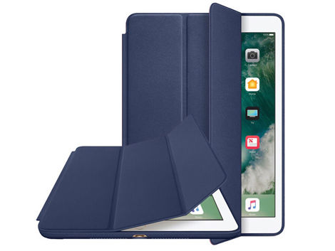 Etui Apple iPad 9.7 2017 / 2018 Smart Case Niebieskie + Szkło