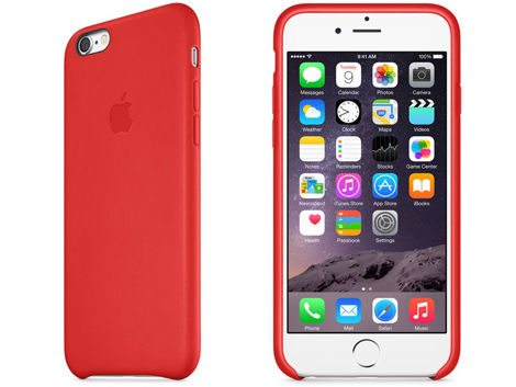 Etui Apple iPhone 6 Plus / 6s Plus skórzane MKXG2ZM/A red