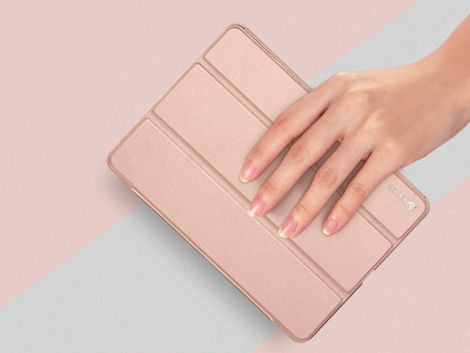 Etui Dux Ducis Skin do Apple iPad Pro 10.5 / Air 3 2019 Różowe +Szkło