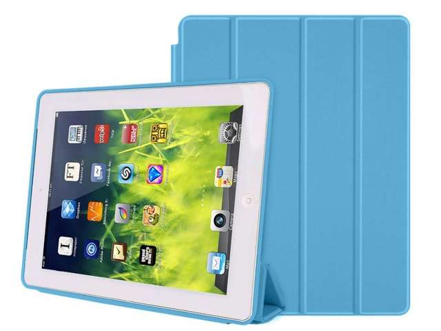 Etui Smart Case do Apple iPad 2 3 4 Niebieskie + SZKŁO HARTOWANE