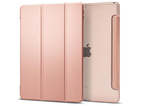 Etui Spigen Smart fold do Apple iPad Air 3 2019 Rose Gold + Szkło Alogy