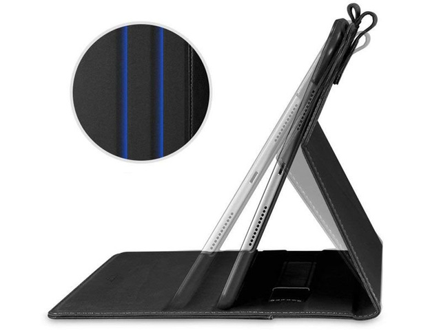 Etui Spigen Stand Folio do Apple iPad Air 3 2019/ Pro 10.5 Black + Szkło Alogy