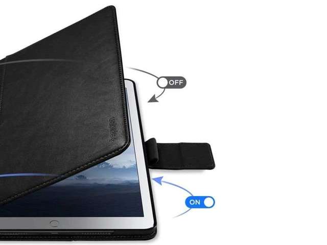 Etui Spigen Stand Folio do Apple iPad Air 3 2019/ Pro 10.5 Black + Szkło Alogy