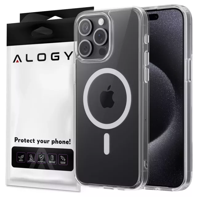 Etui do Apple iPhone 16 Pro obudowa Alogy Anti-Shock Hybrid Case do MagSafe Przezroczyste