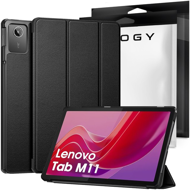 Etui do Lenovo Tab K11E / M11 10.95" TB330FU / TB330XU / TB331FC Book Case Cover z klapką obudowa futerał pokrowiec Alogy Czarne