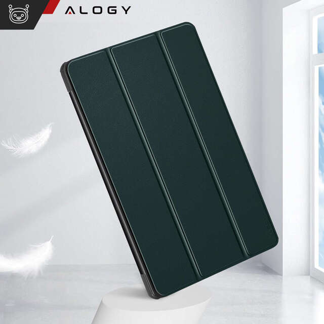 Etui do Lenovo Tab K11E / M11 10.95" TB330FU / TB330XU / TB331FC Book Case Cover z klapką obudowa futerał pokrowiec Alogy Zielone + Rysik