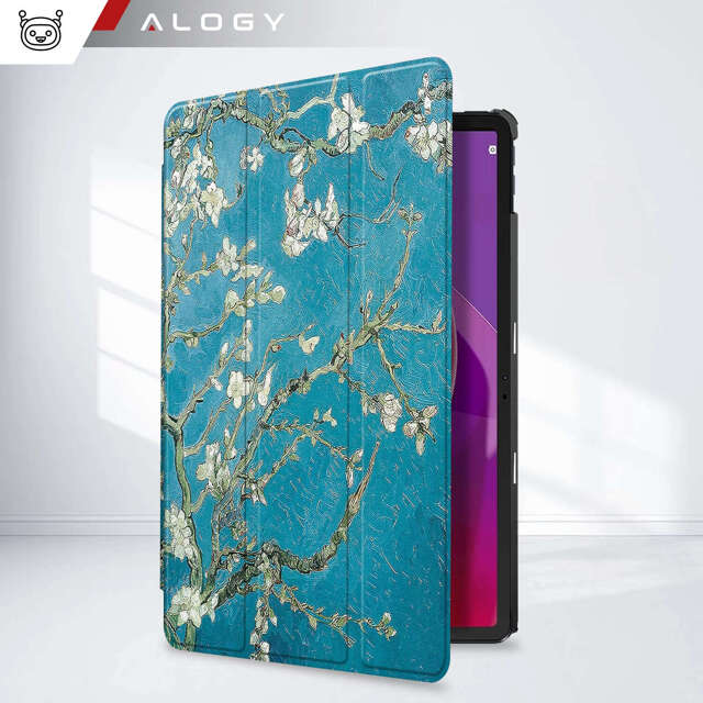 Etui do Lenovo Tab K11E / M11 10.95" TB330FU / TB330XU / TB331FC obudowa na tablet Case Alogy Book Cover Kwitnący migdałowiec (van Gogh)