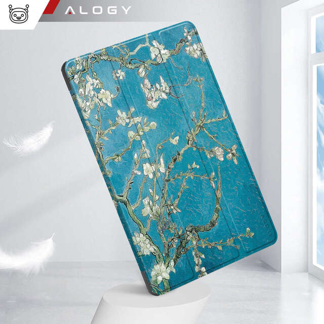 Etui do Lenovo Tab K11E / M11 10.95" TB330FU / TB330XU / TB331FC obudowa na tablet Case Alogy Book Cover Kwitnący migdałowiec (van Gogh)