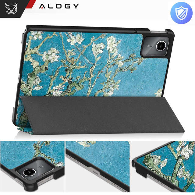 Etui do Lenovo Tab K11E / M11 10.95" TB330FU / TB330XU / TB331FC obudowa na tablet Case Alogy Book Cover Kwitnący migdałowiec (van Gogh)