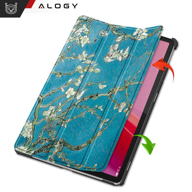 Etui do Lenovo Tab K11E / M11 10.95" TB330FU / TB330XU / TB331FC obudowa na tablet Case Alogy Book Cover Kwitnący migdałowiec (van Gogh)