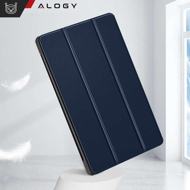 Etui do Lenovo Tab M11 10.95" TB330FU / TB330XU / TB331FC Book Case Cover z klapką obudowa futerał pokrowiec Alogy Granatowy