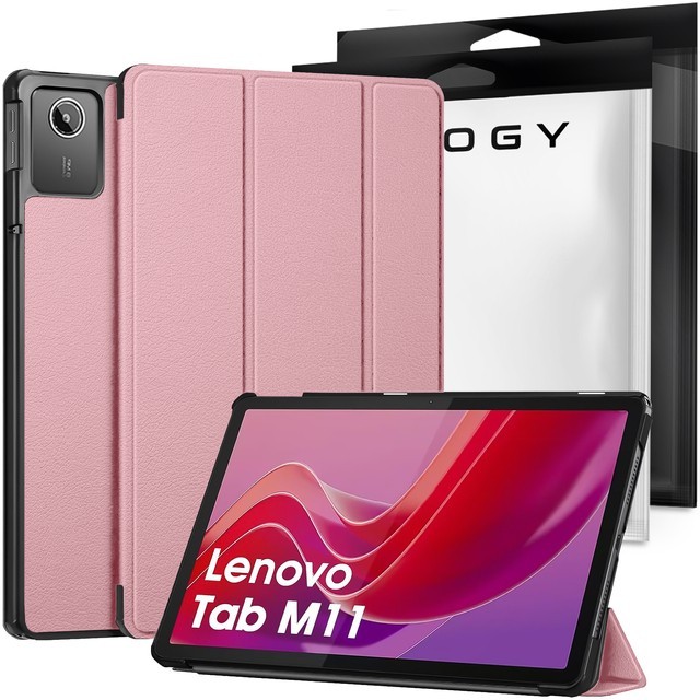 Etui do Lenovo Tab M11 10.95" TB330FU / TB330XU / TB331FC Book Case Cover z klapką obudowa futerał pokrowiec Alogy Różowy