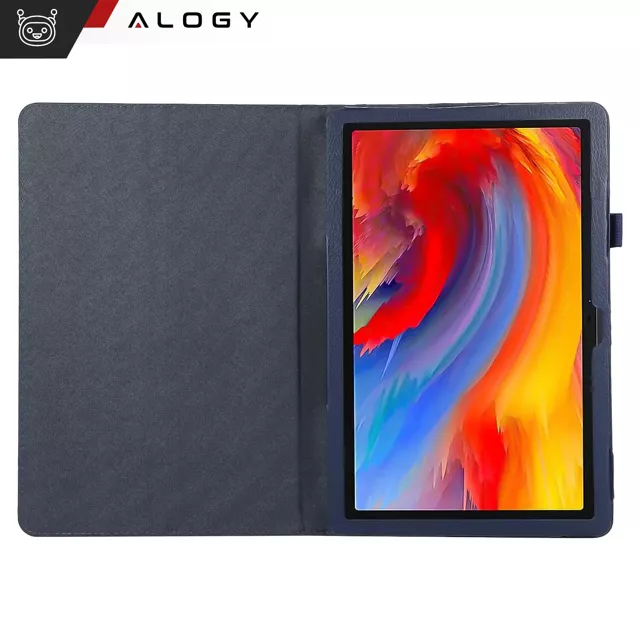 Etui do Lenovo Tab M11 10.95" TB330FU/TB330XU/TB331FC stojak pokrowiec obudowa z klapką na tablet Case Alogy Granatowe