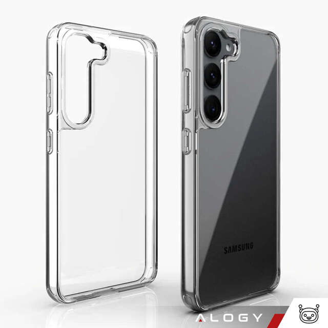 Etui do Samsung Galaxy S24 obudowa plecki futerał Hybrid Clear Case Alogy Przezroczyste