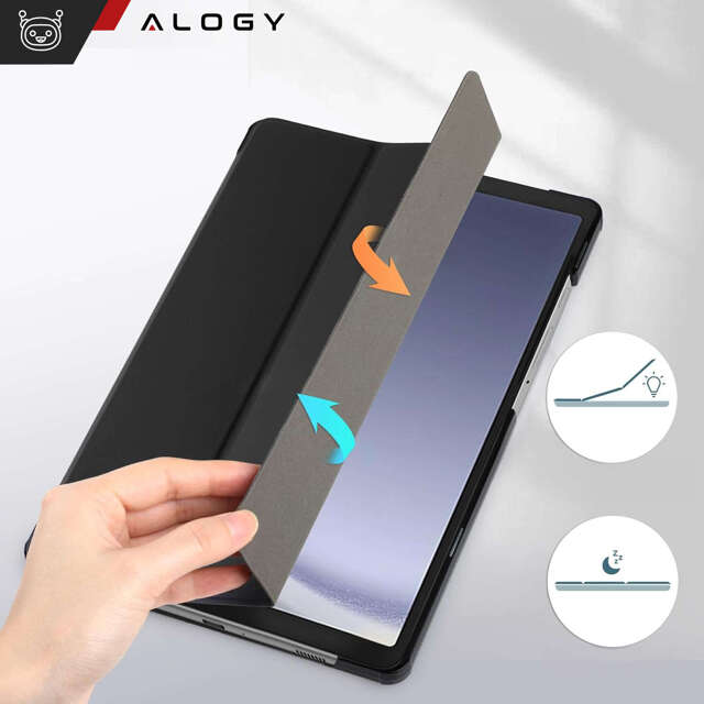 Etui do Samsung Galaxy Tab A9 2023 8.7" X110 / X115 obudowa na tablet Case Alogy Book Cover Czarne