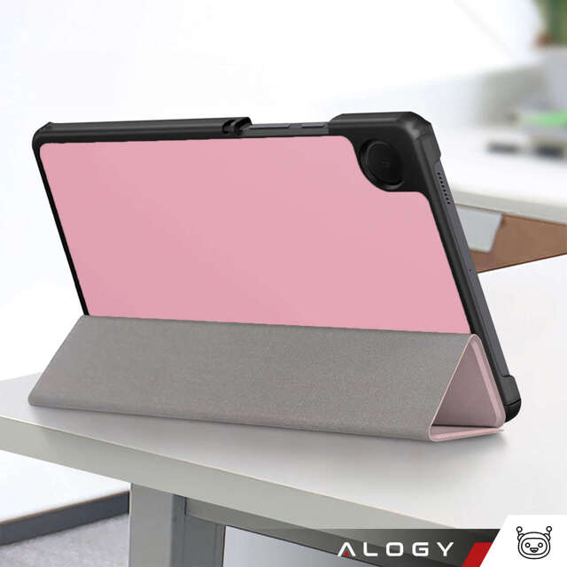 Etui do Samsung Galaxy Tab A9 2023 8.7" X110 / X115 obudowa na tablet Case Alogy Book Cover Różowy