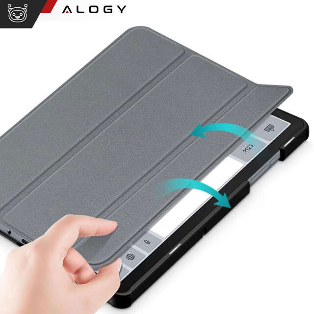 Etui do Samsung Galaxy Tab A9 2023 8.7" X110 / X115 obudowa na tablet Case Alogy Book Cover Szare