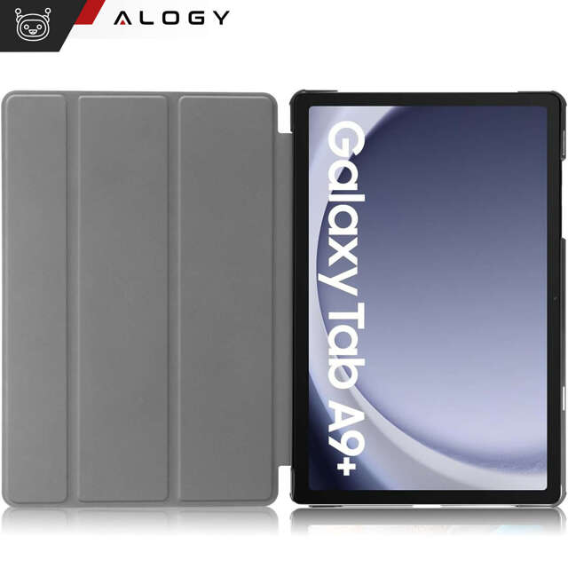 Etui do Samsung Galaxy Tab A9+ Plus 2023 11" (X210/X215/X216) obudowa z klapką na tablet Slim Case Alogy Szare