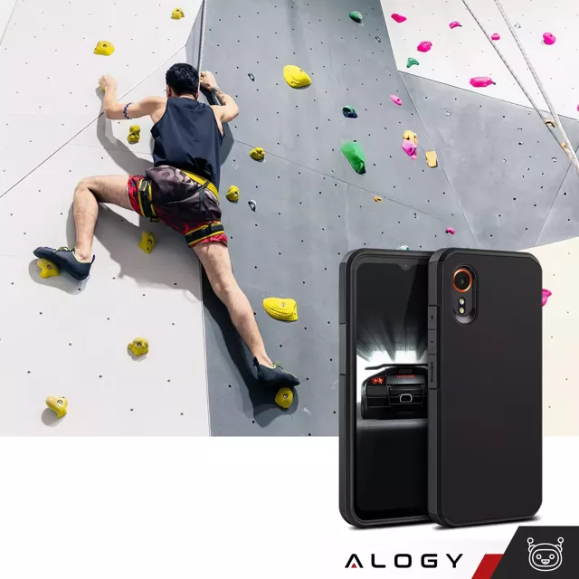 Etui do Samsung Galaxy xCover 7 obudowa Alogy ArmorGuard™ Case pancerna obudowa Czarny