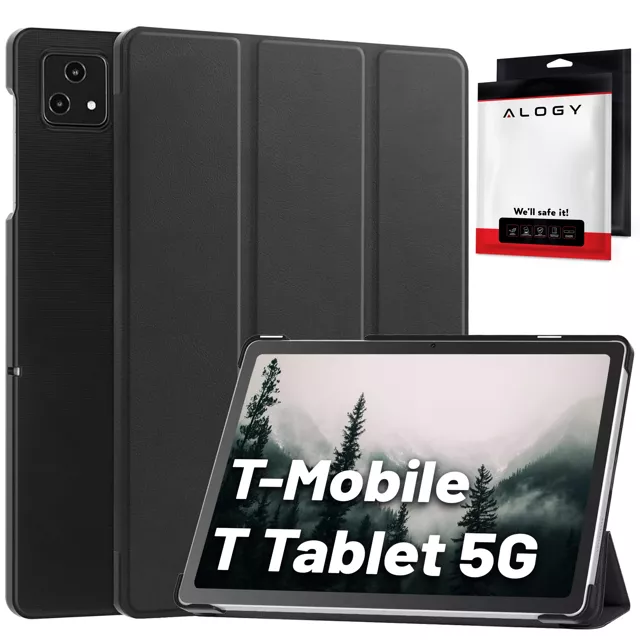 Etui do T-Mobile T Tablet 5G 10.36" obudowa na tablet Alogy Book Cover Case Czarne