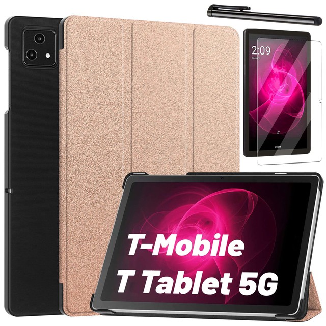 Etui do T-Mobile T Tablet 5G 10.36" obudowa na tablet Alogy Book Cover Case Rose Gold