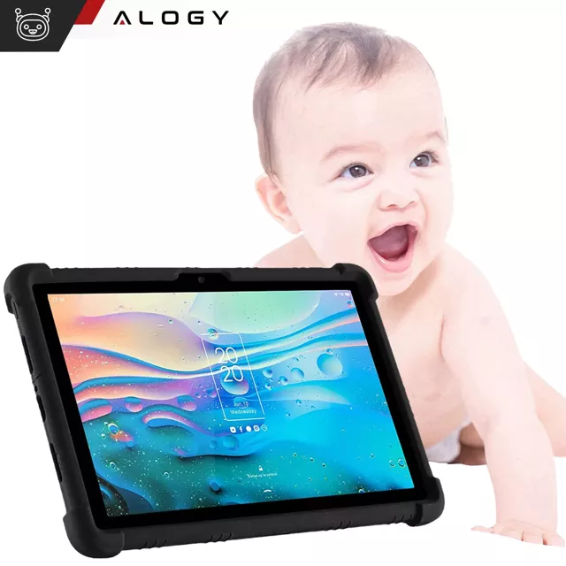 Etui do TCL TAB 10 Gen2 8496G 10.36" 10.4 obudowa na tablet silikonowe Alogy Stand Case Czarny