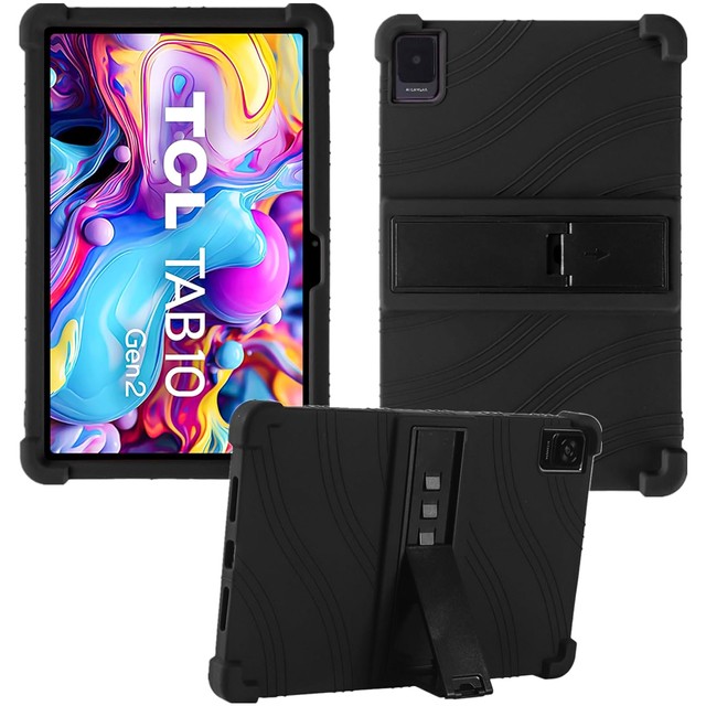 Etui do TCL TAB 10 Gen2 8496G 10.36" 10.4 obudowa na tablet silikonowe Alogy Stand Case Czarny