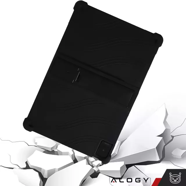 Etui do TCL TAB 10 Gen2 8496G 10.36" 10.4 obudowa na tablet silikonowe Alogy Stand Case Czarny