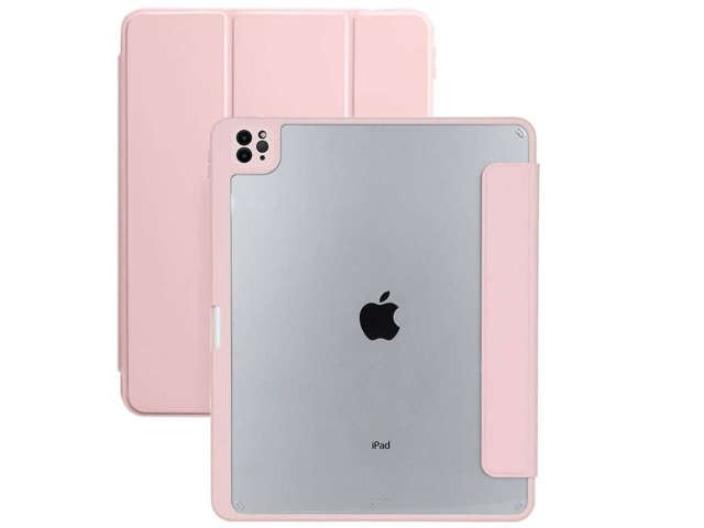 Etui magnetyczne 2w1 Alogy Magnetic Pencil Case do Apple iPad Air 6 11" 2024 / 4 2020 / 5 2022 Różowe