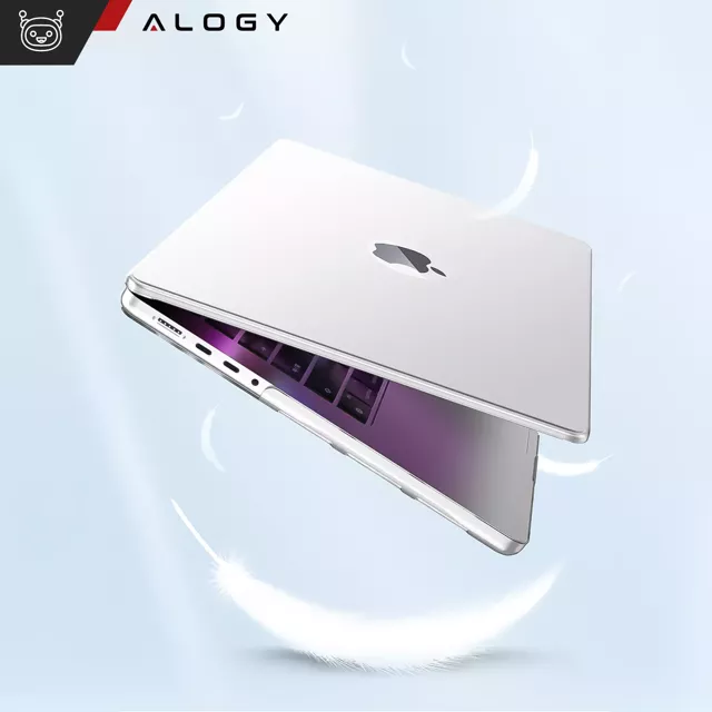 Etui matowe z podstawką Alogy ProStand™ obudowa do MacBook Air 13.3" (A1932/A2179/A2337) Przezroczyste