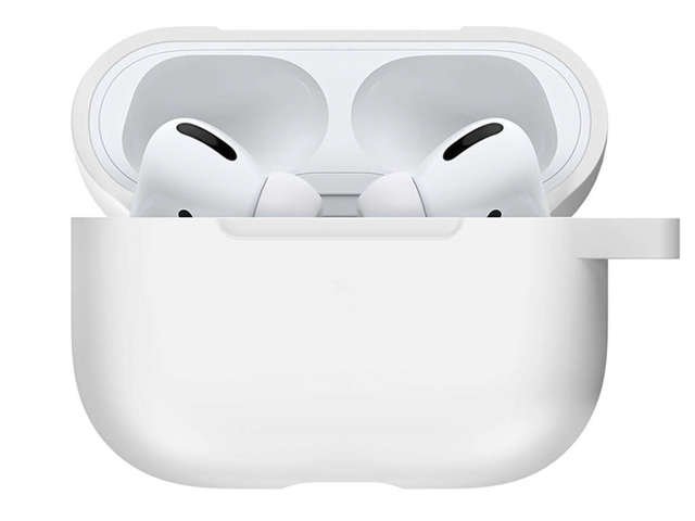 Etui na słuchawki Alogy silikonowe do Apple AirPods Pro Białe