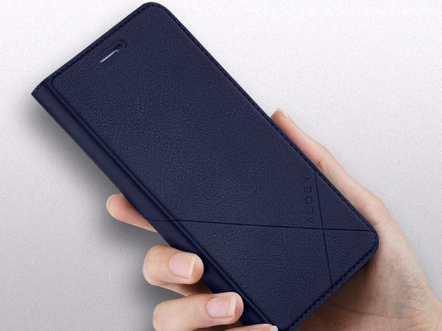 Etui na telefon Alogy portfel do Xiaomi Redmi Note 8T Granatowe